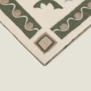 Плед Frati TRIONFALE VERDE зеленый 150x190, кашемир 40% шерсть 35% вискоза 15% полиэстер 10%, 1520г