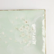 Блюдо прямоугольное Green Cosmos 33,2x19,3x2,2см, керамика
