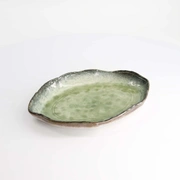 Тарелка Yamasaku Green Oblong 25,8x18,4x3,6см, керамика