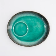 Тарелка Yamasaku Turquoise 18x14x2см, керамика