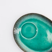 Тарелка Yamasaku Turquoise 18x14x2см, керамика