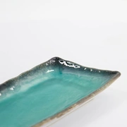 Тарелка Yamasaku Green Oblong 25,8x18,4x3,6см, керамика