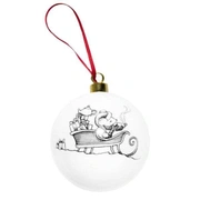 Шарик Rory Dobner MOUSE IN SLEIGH 8 см, фарфор