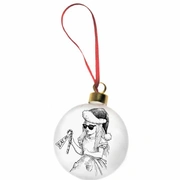 Шарик Rory Dobner ALICE WITH CANDY CANE 8 см, фарфор