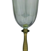 Набор бокалов для вина Cre Art Angelica-01, 6шт, зеленый, стекло, 200мл, h.22,5