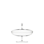 Бонбоньерка CANDY FLAT, муслиновое стекло, диам 118 мм выс 109 мм 0,06 cl