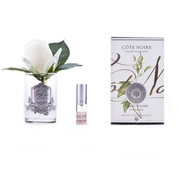 Бутон розы диффузор ROSE BUD ivory, цвет слоновая кость, прозрачная ваза, 1 спрей 5мл