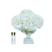 Provence Hydrangea whiteБукет гортензий, белый, 2 спрея по 10 мл , золотой декор