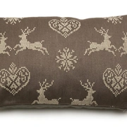 CUSHION Подушка 45/45, лен, наполнитель конфорель