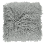 Tibetan Light GreyПодушка мех тибетской козы 40x40, длина 10-15 см