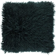 Tibetan Burgundy Подушка мех тибетской козы 40x40 бордовый