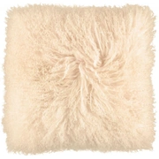 Tibetan Light honey Подушка мех тибетской козы 40x40