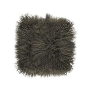 Tibetan Hedge Green Подушка мех тибетской козы 40x40