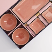 Подарочный набор Glassy Pink 8 предметов, фарфор