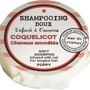 Шампунь COQUELICOT твердый 60гр, аромат лепестки мака, мягкое действие