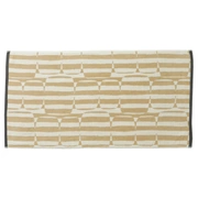 Полотенце MIX LOHKO BEIGE 30/50 хлопок махра жаккард одна сторона велюр, 550 г/м2