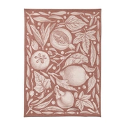 Полотенце кухонное MELOGRANO 50/70 красный, 50% лен 50% хлопок жаккард