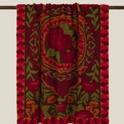 Плед BUNCH OF FLOWERS GREY 150x200 шерсть 55% полиэстер 45%, 1070г