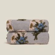Плед BUNCH OF FLOWERS GREY 150x200 шерсть 55% полиэстер 45%, 1070г
