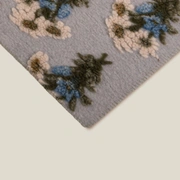 Плед BUNCH OF FLOWERS GREY 150x200 шерсть 55% полиэстер 45%, 1070г