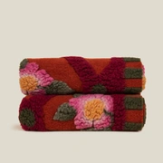 Плед Frati ROSE FLOWER RUGGINE 150x190, шерсть 80% полиэстер 20%, 900г