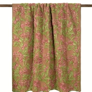 Плед Frati OLD FLOWER, бежево-зеленый, 150x190 шерсть 55% полиэстер 45%, 1070г