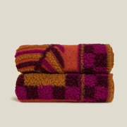 Плед Frati IMPERIALE PLUM 150x190, шерсть 80% полиэстер 20%, 900г
