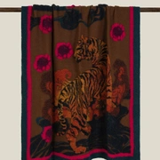 Плед Frati FLOWERTIGER 150x190, шерсть 80% полиэстер 20%, 900г