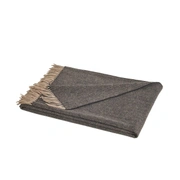 Плед Blanc des Vosges JAZZ ardoise 130х170, меринос 100% 230г/м2