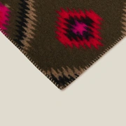 Плед MARY NATIVE GREEN 150x200 шерсть 55% полиэстер 45%, 1070г