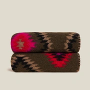 Плед MARY NATIVE GREEN 150x200 шерсть 55% полиэстер 45%, 1070г