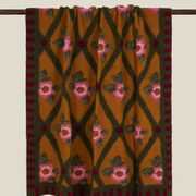 Плед Frati ROSE FLOWER SENAPE 150x190, шерсть 80% полиэстер 20%, 900г