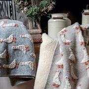 Плед детский LITTLE GREY DUCK 75x100, серый, шерсть 80% полиэстер 20%, 450гр