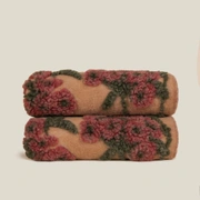 Плед OLD FLOWER BEIGE 150x190 шерсть 55% полиэстер 45%, 1070г
