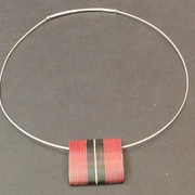 Колье, клен, эбеновое дерево 3,2х3,2 см