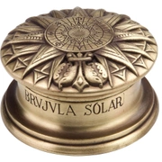 Солнечный компас Hemisferium Solar Compass диам 8,5 Н 4,5 см, бронза