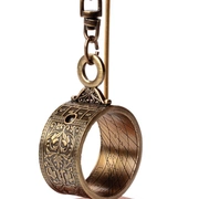Миниатюрные солнечные часы Hemisferium Miniature Altitude Ring dial Н 13см диам 4 см ширина 2,1 см т