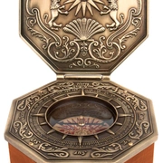 Магнитный компас Hemisferium Magnetic Compass диам 10 Н 5,8 см, бронза