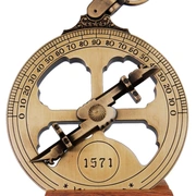 Морская астролябия Hemisferium Nautical Astrolabe 10х1см Н 15 см, бронза