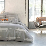 Постельное бельё MR FOX GRIS пододеяльник 155x200, простынь 180х290, наволочки 50х75*2шт