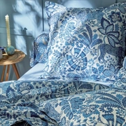 Постельное бельё JUNGLE INDIGOпододеяльник 155x200, простынь 180х290, наволочки 50х75*2шт