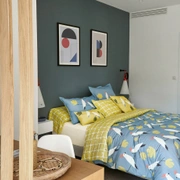 Постельное бельё LOVE BIRDS DENIM пододеяльник 155х200 простынь 180х290 2 наволочки 50х75