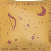 Мыло SAGITTARIUS знак зодиака Стрелец 40гр, аромат кокос