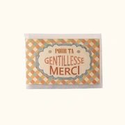 Мыло твердое MERCI Pour ta gentillesse, 50 гр, нежный аромат