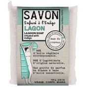 Мыло твердое LAGON, 100 гр с экстрактом из семян индиго