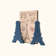 Подарочный набора мыло твердое TOUR EIFFEL синий, 2*40гр, свежий аромат