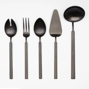 Набор сервировочный 5 предметов VINTAGE SERVING SET черный матовый