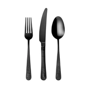 Столовые приборы GUEL BLACK 81, сталь 18/10, черный, 24 шт.