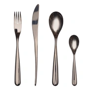 Столовые приборы Herdmar CENTURY ANTHRACITE 107, сталь 18/10, цвет антрацит, 24 шт.