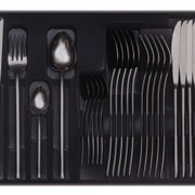 Столовые приборы STICK BLACK 26, сталь 18/10, черный PVD, 24 шт.